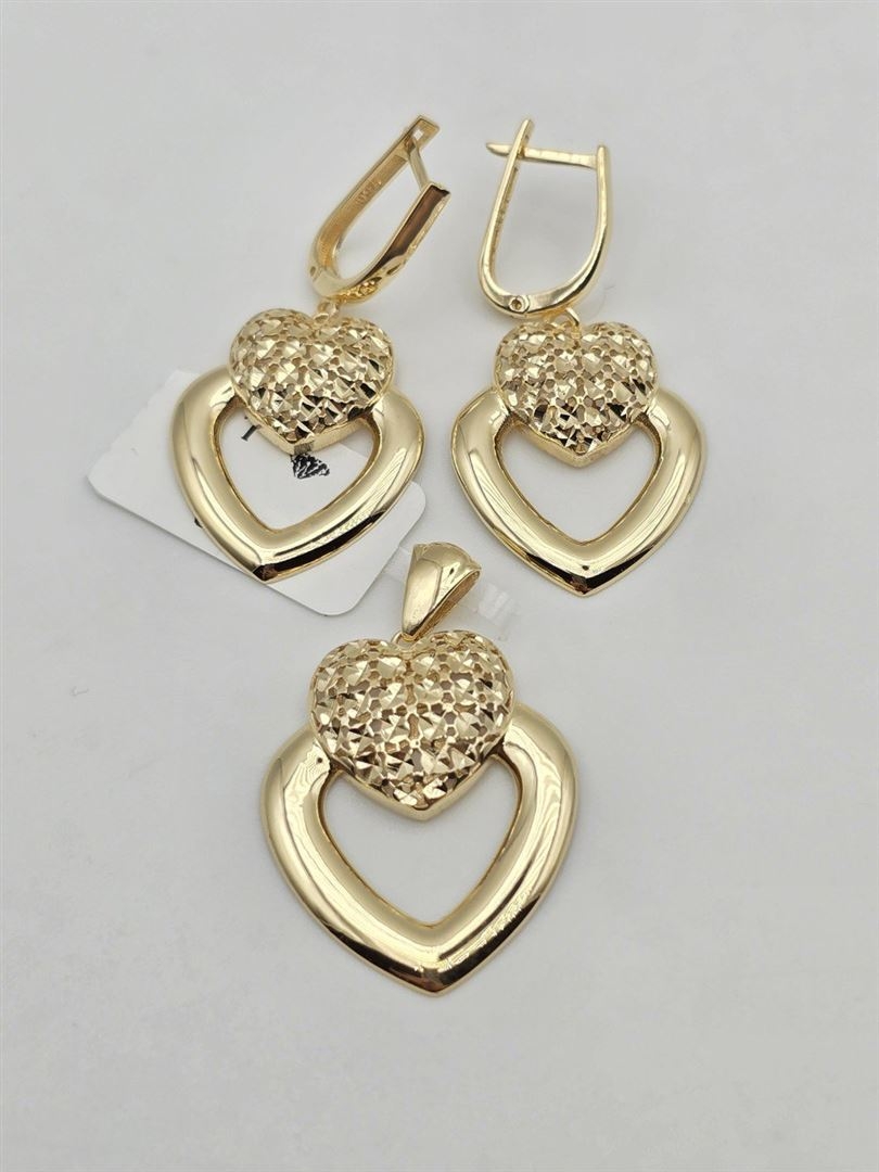 نیم ست قلب تی اند جی