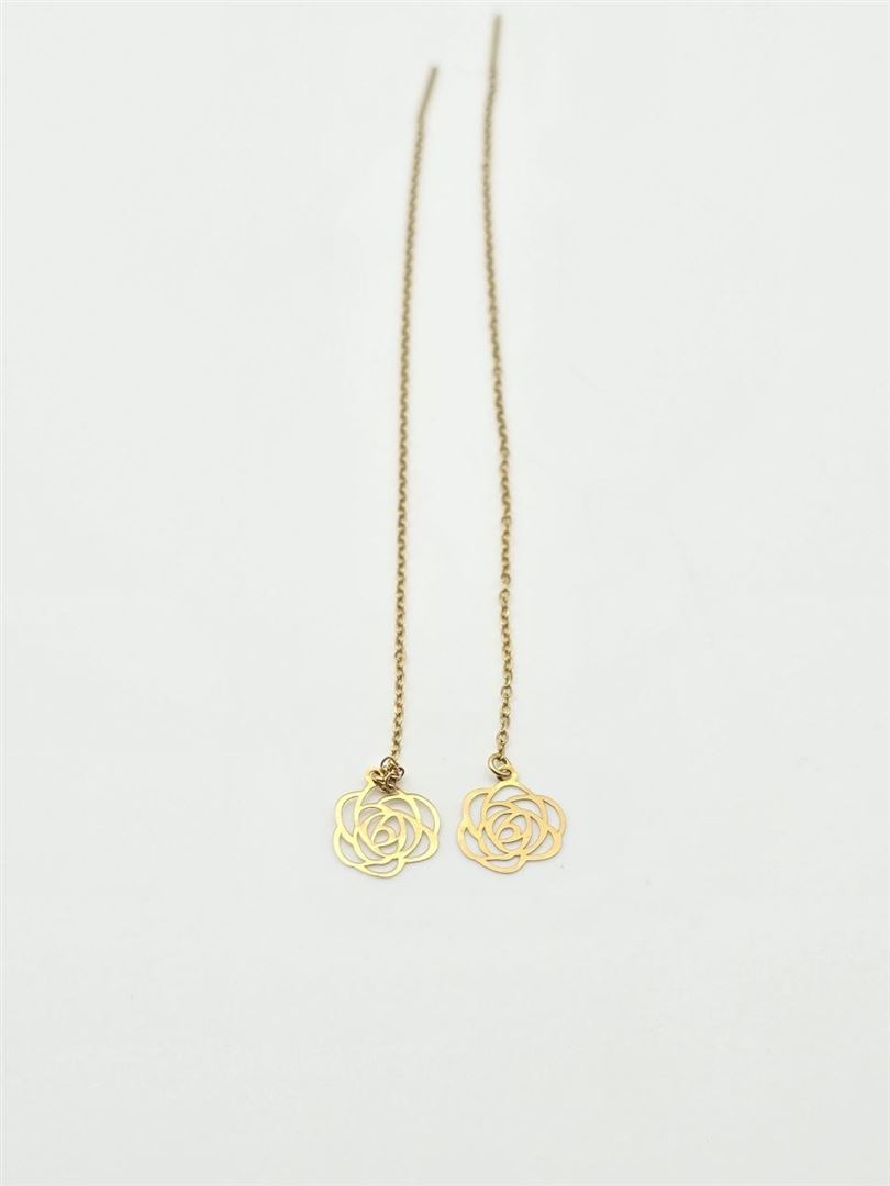 گوشواره بخیه گل