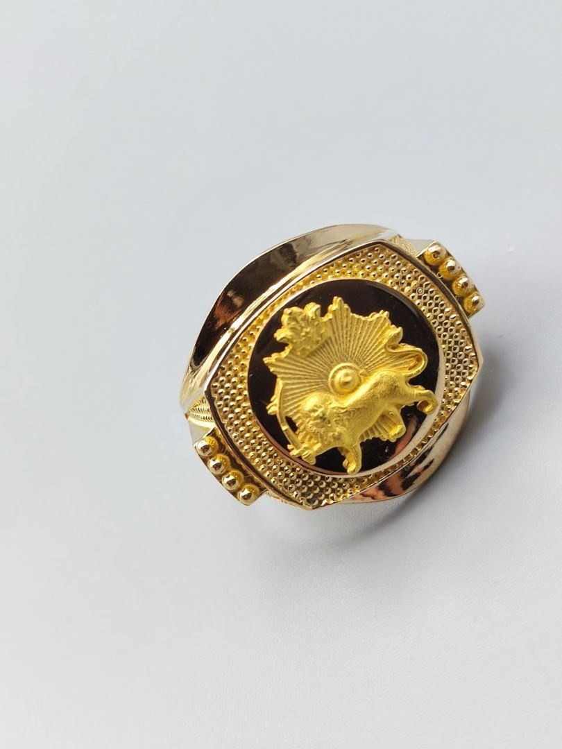 انگشتر مردانه شیر و خورشید