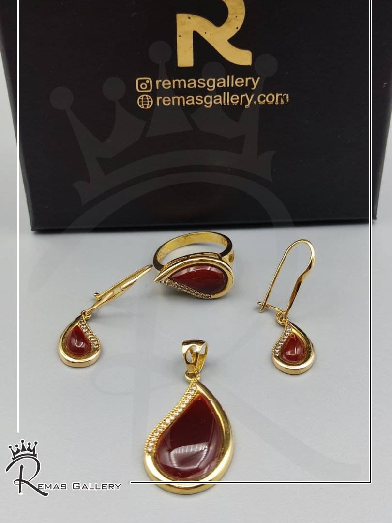 نیم ست عقیق