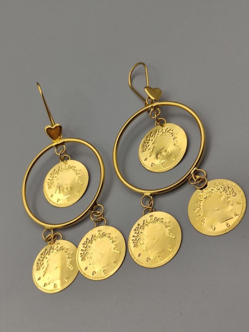 گوشواره سکه ای