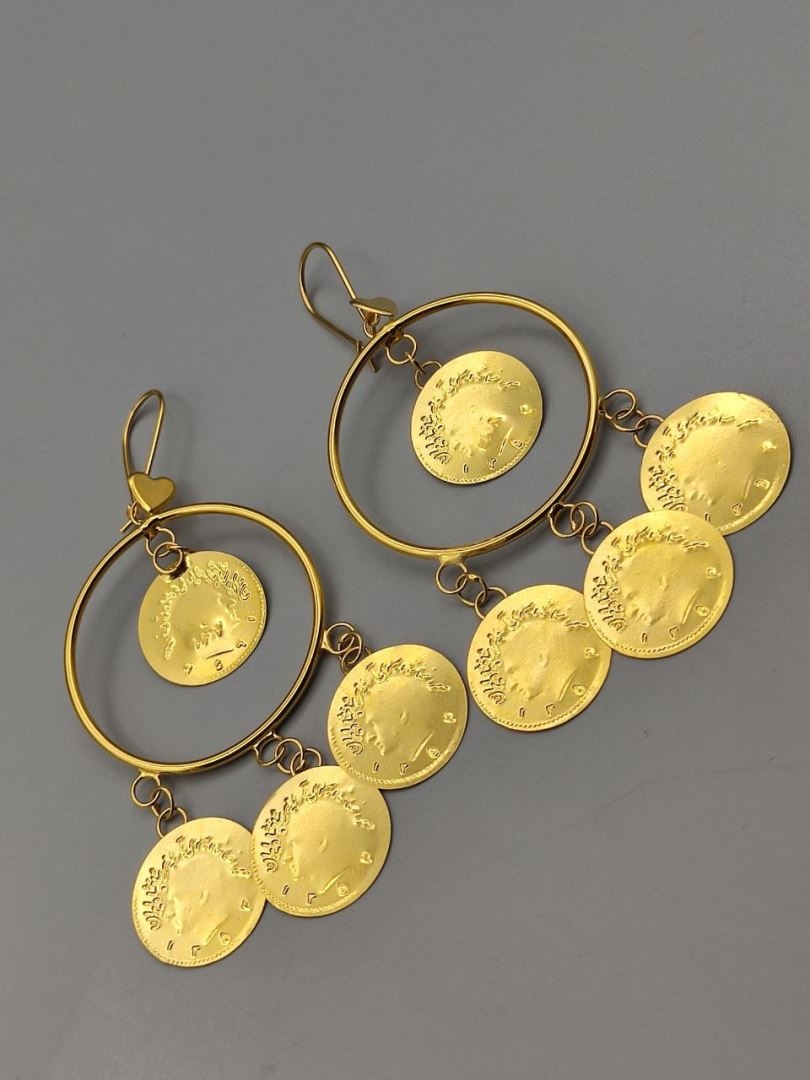 گوشواره سکه ای