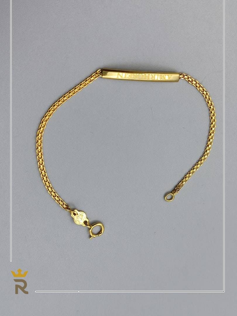 دستبند پلاک بیزمارک تخت (amir hosein)