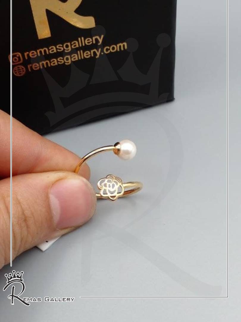 انگشتر مروارید گل