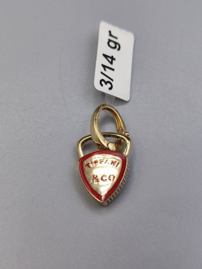 آویز قفل تیفانی دو رو