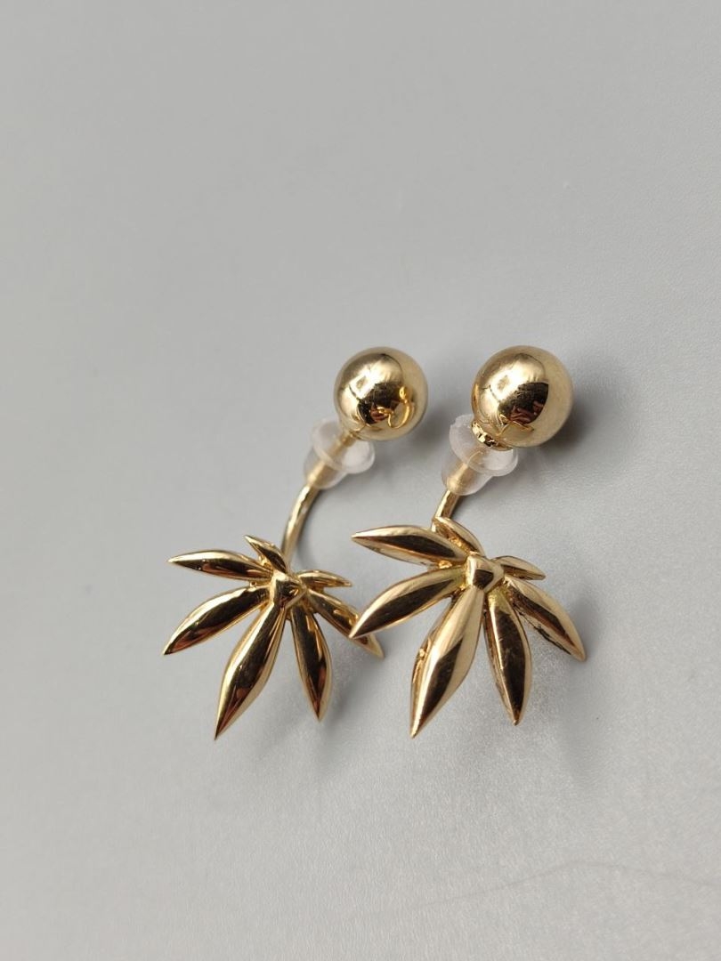 گوشواره میخی برگ