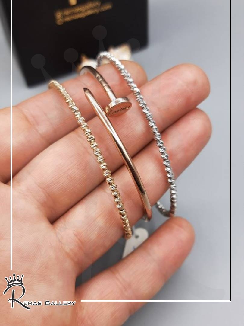 ست دستبند کارتیه میخ و دوریکا