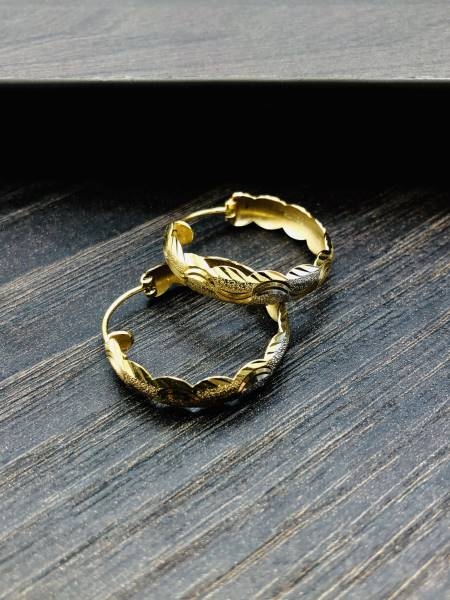 گوشواره حلقه ای تراش