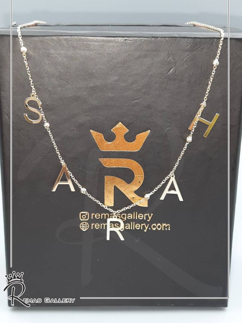 گردنبند حروف