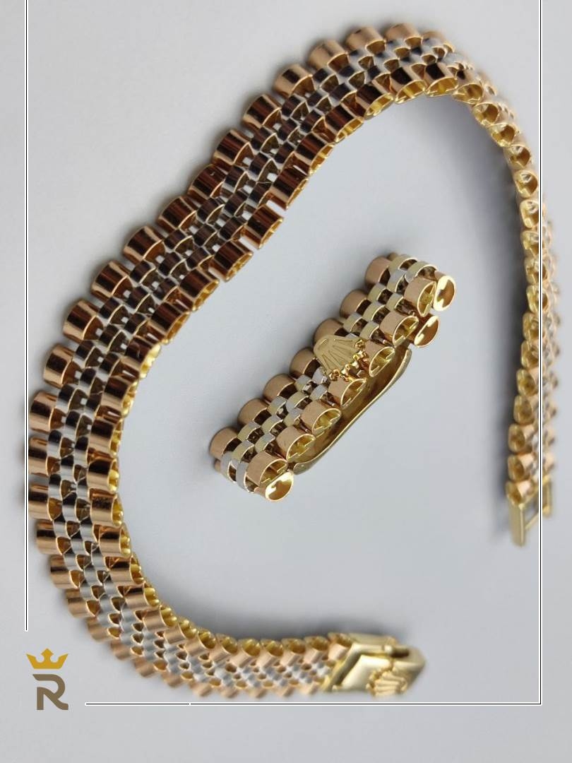 ست دستبند و انگشتر رولکس گلستانه