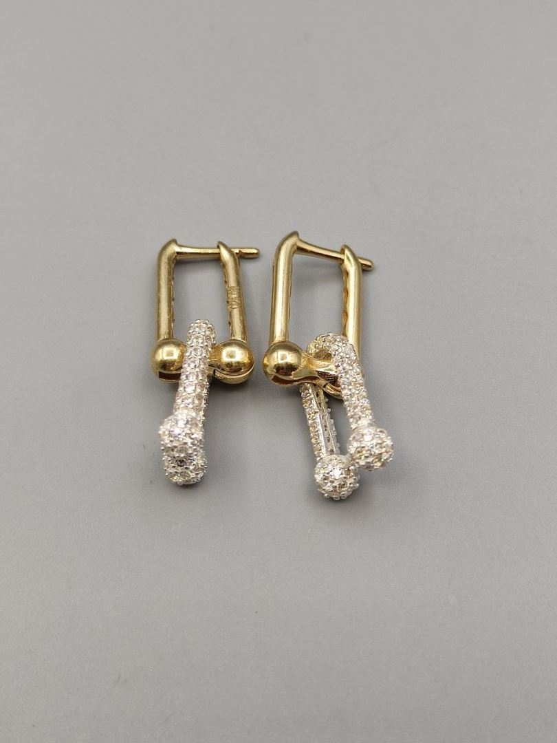 گوشواره نگین تیفانی