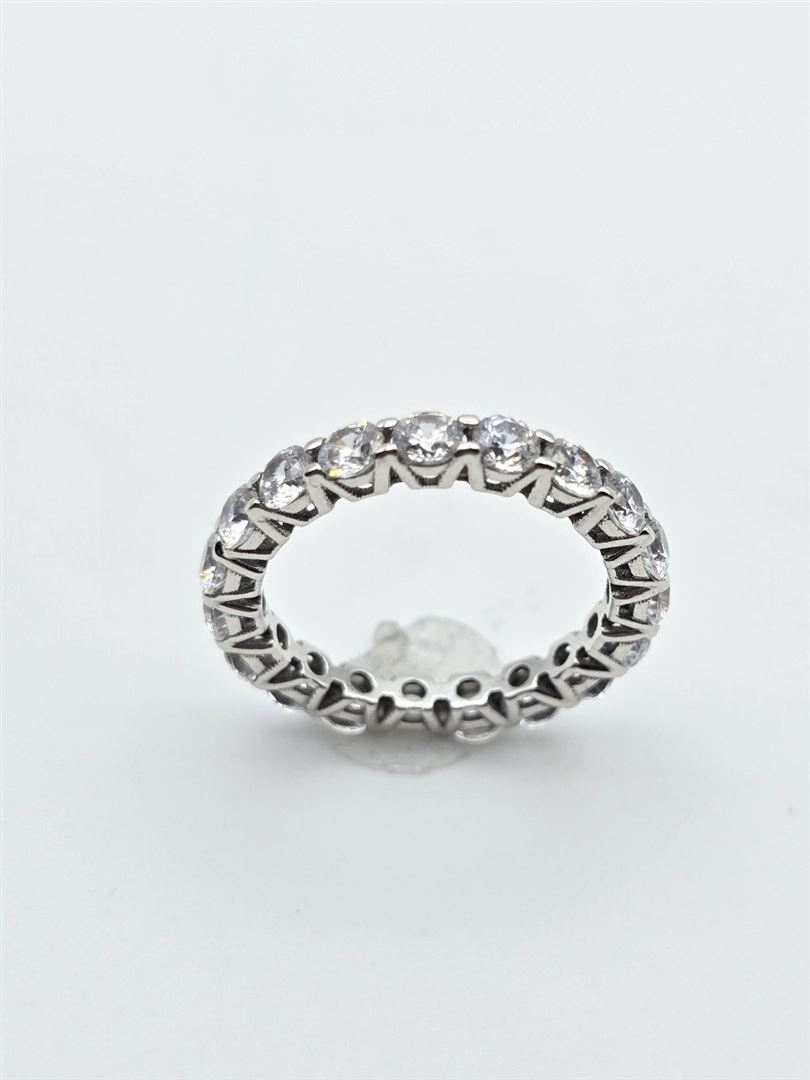 انگشتر سفید نگین