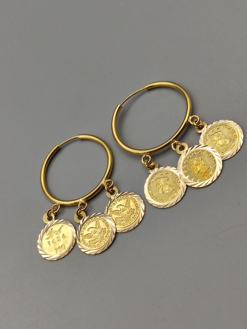 گوشواره سکه ای