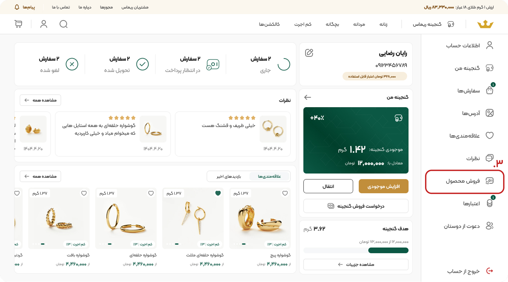 آموزش فروش محصول در ریماس گالری